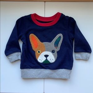 Textured Puppy Face sweater